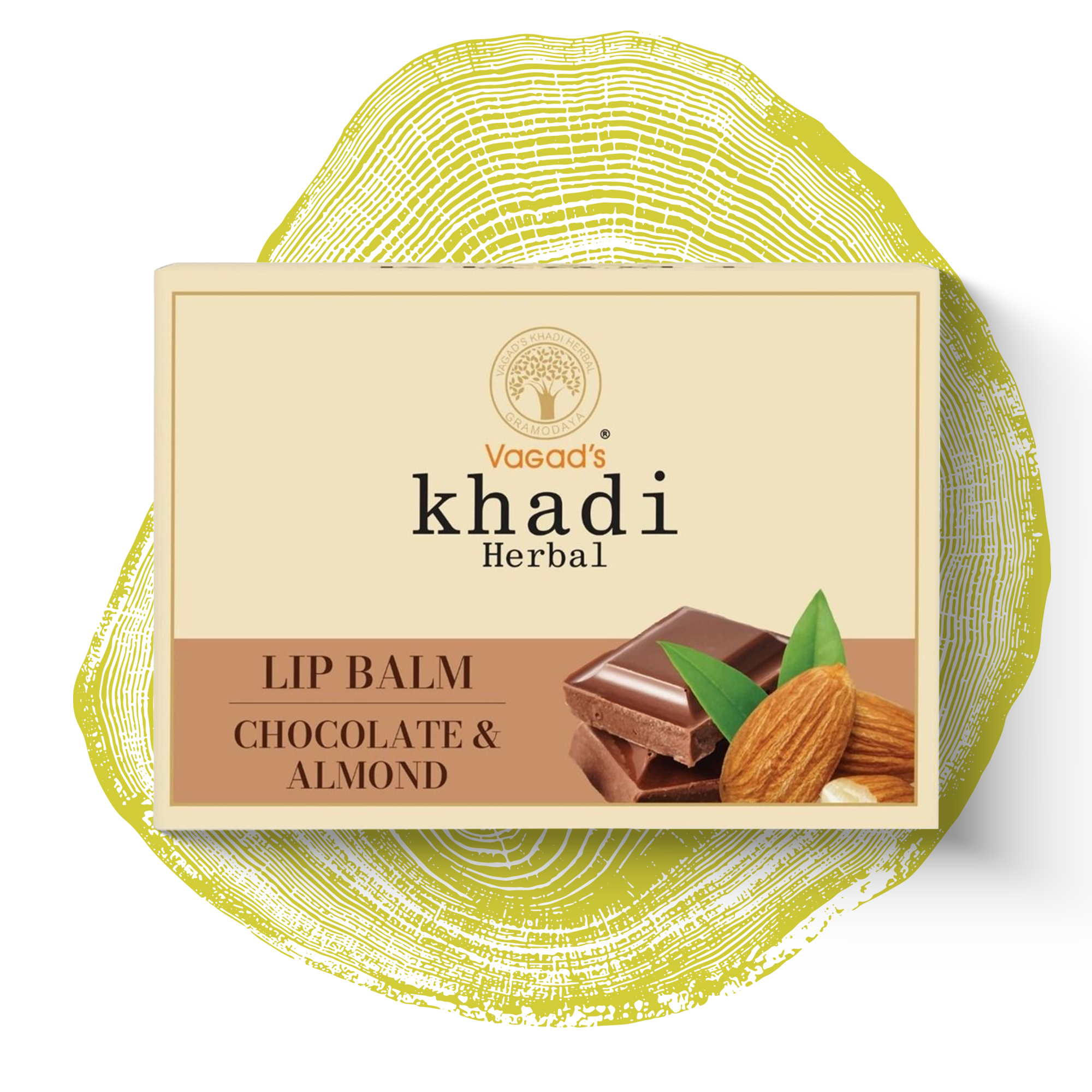 Vagad's Khadi Chocolate & Almond Lip Balm