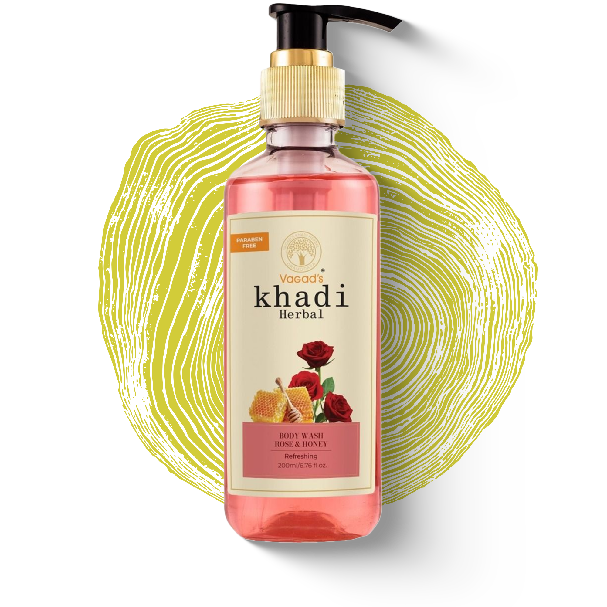 Vagad's Khadi Rose & Honey Body Wash