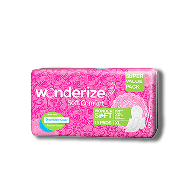 Wonderize Soft Comfort XL Size Sanitary Napkins