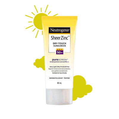 neutrogena sheer zinc dry touch sunscreen